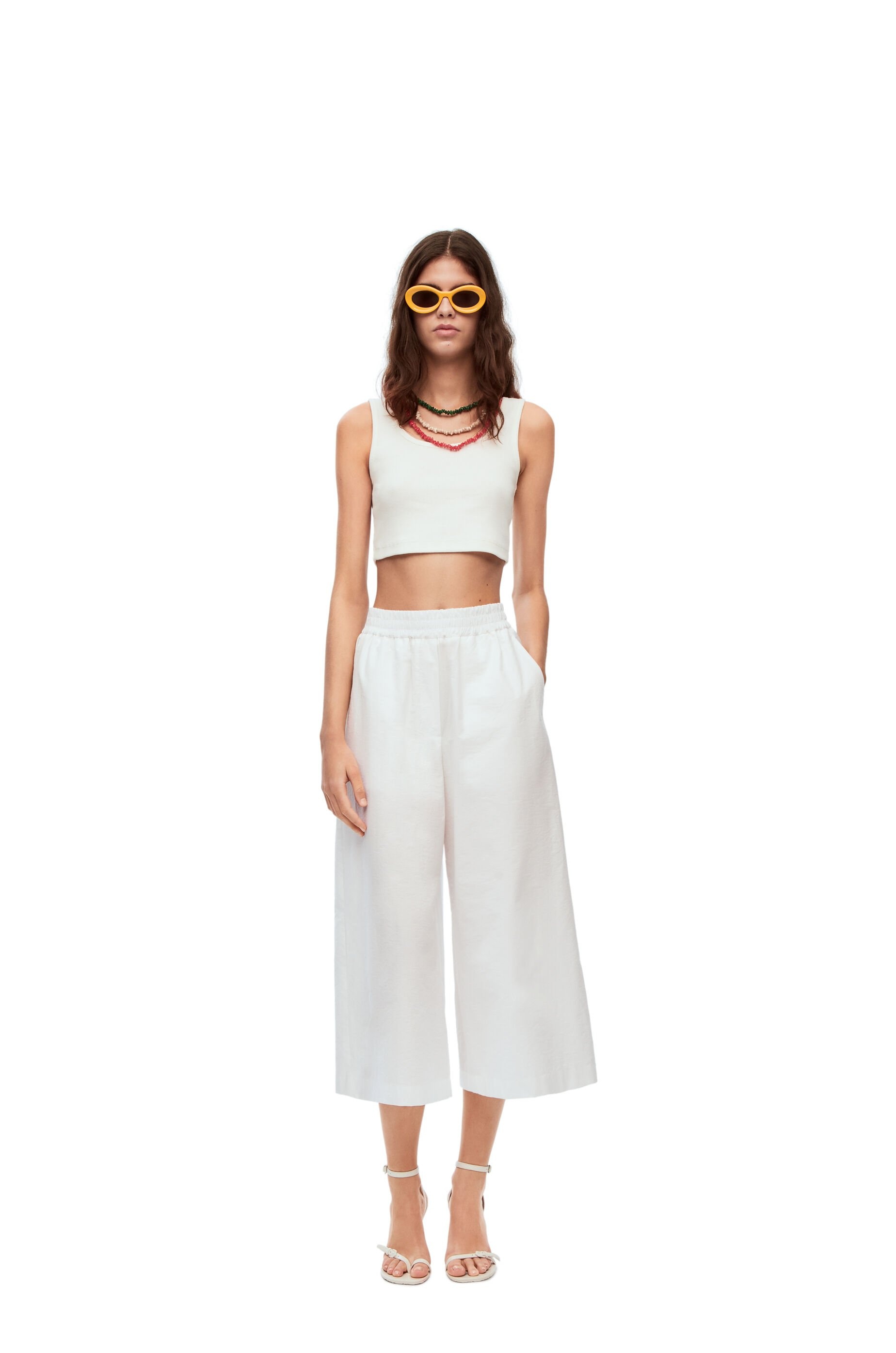Cropped trousers in cotton - 2