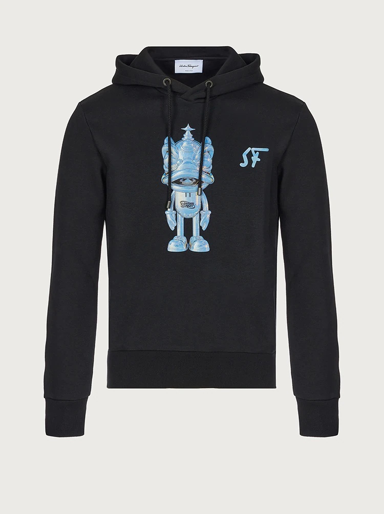 LIMITED EDITION FERRAGAMO X SHXPIR HOODED SWEATSHIRT - 1