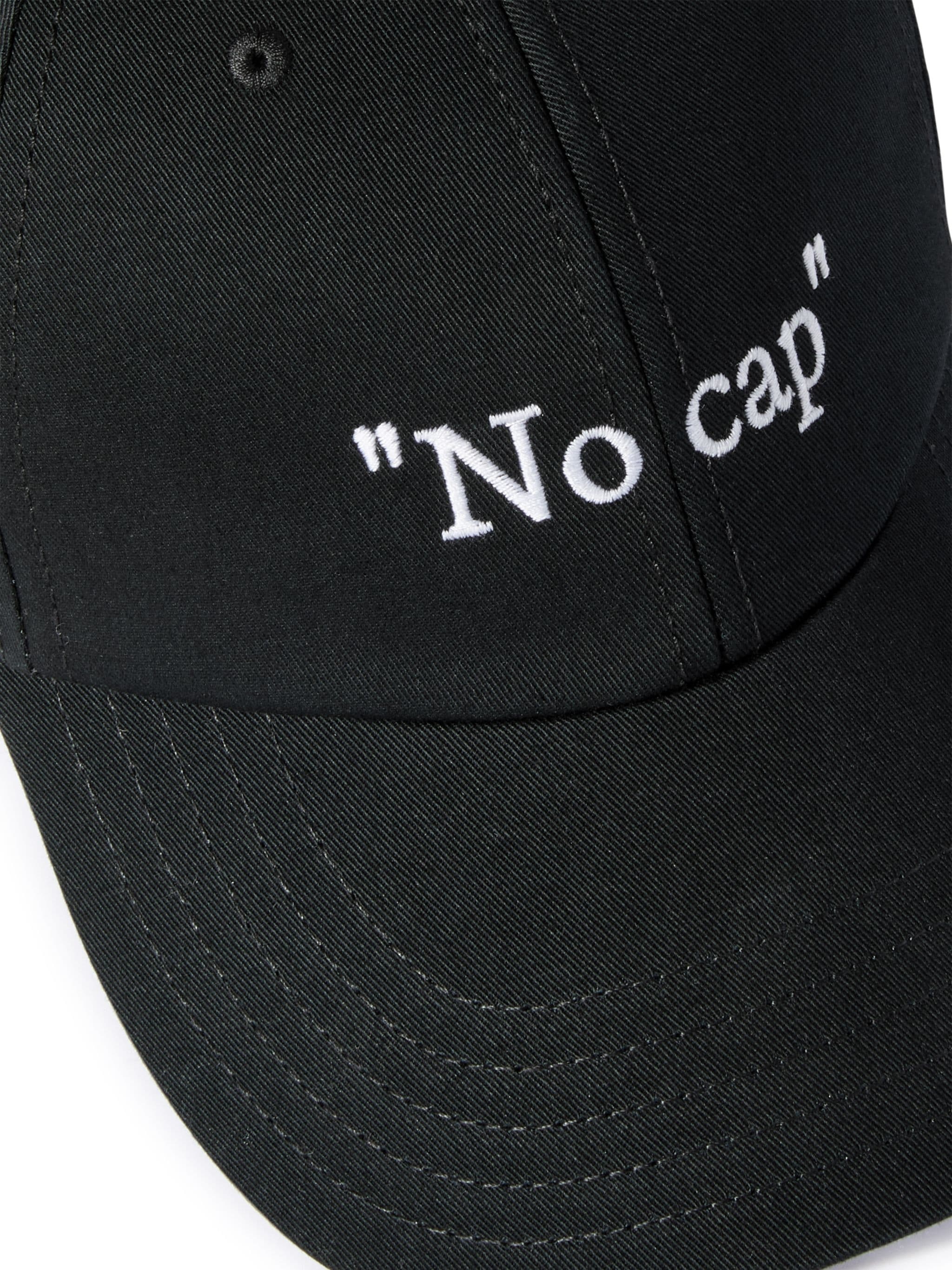 Black "no Cap" Baseball Cap - 3