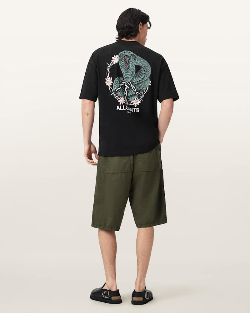 ECHO LINEN BLEND RELAXED FIT SHORTS 7