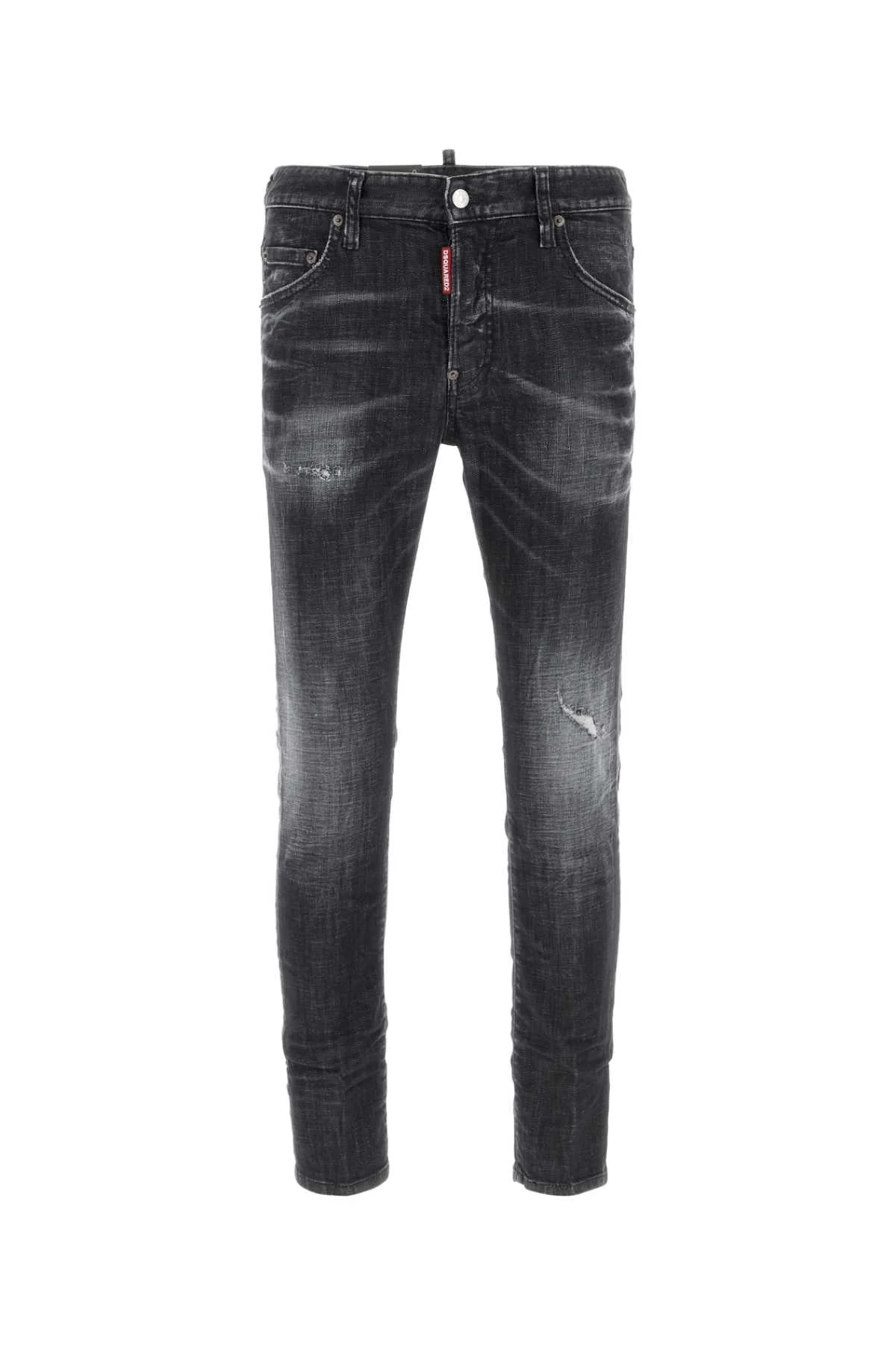 Dsquared Men Black Stretch Denim Skater Jeans - 1