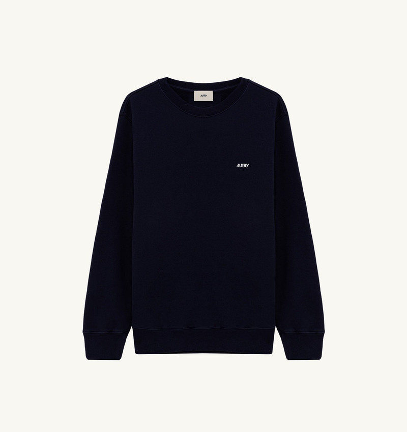 EMBROIDERED AUTRY LOGO CREWNECK SWEATSHIRT MAN 1