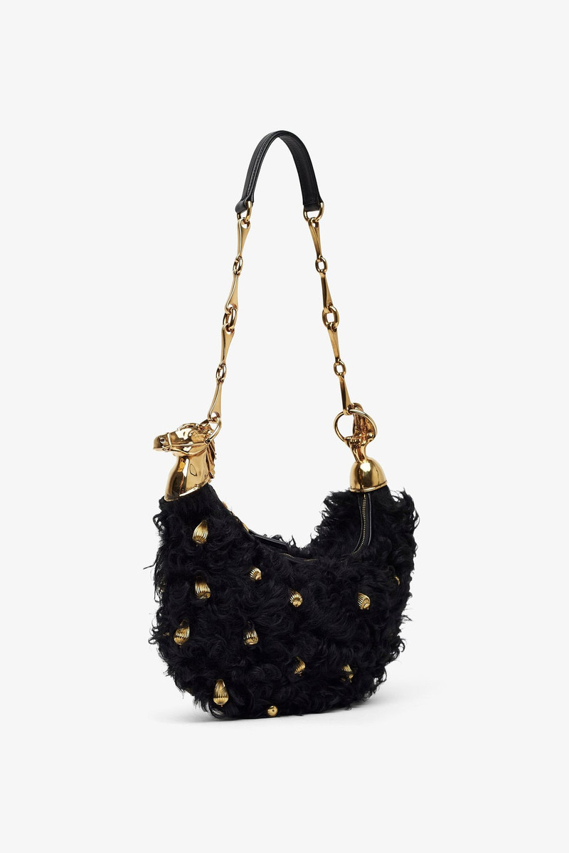 Chloé Chain horse black shoulder bag outlook