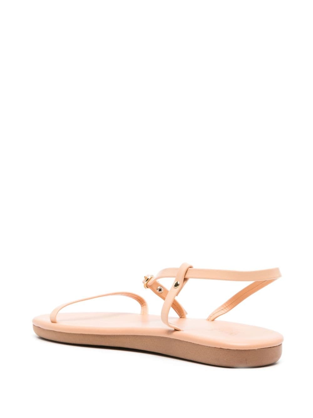 Niove flat leather sandals - 3