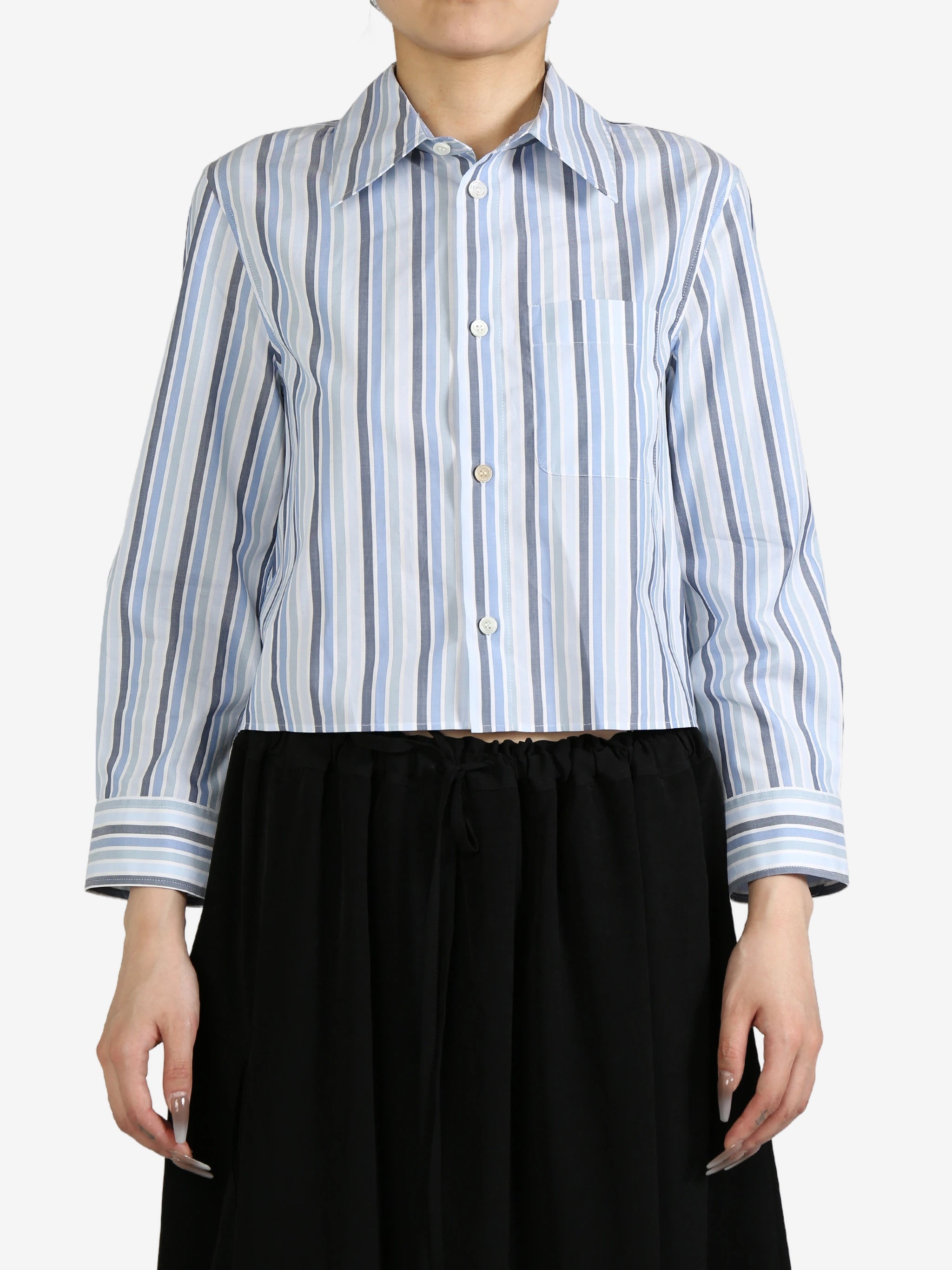 MARNI Women Parade Print Poplin Cocoon Shirt - 1