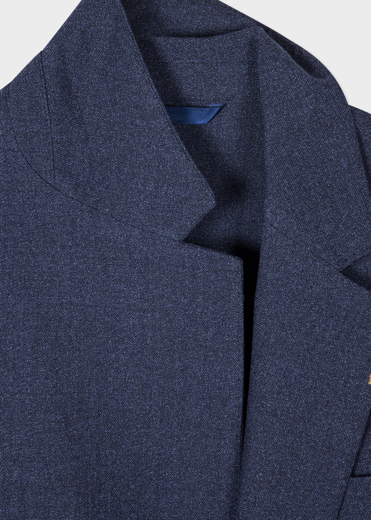 Two-Ply Hopsack Three-Button Blazer - 2
