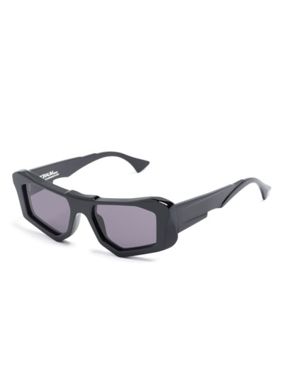 Kuboraum F6 geometric-frame sunglasses outlook