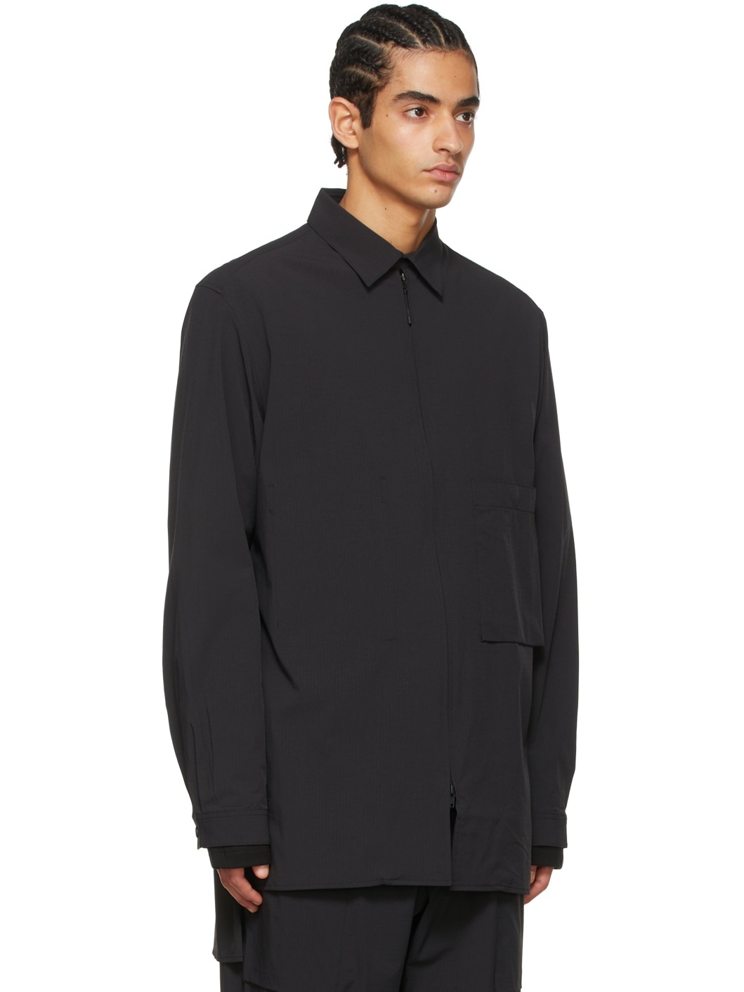 Black Nylon Shirt - 2