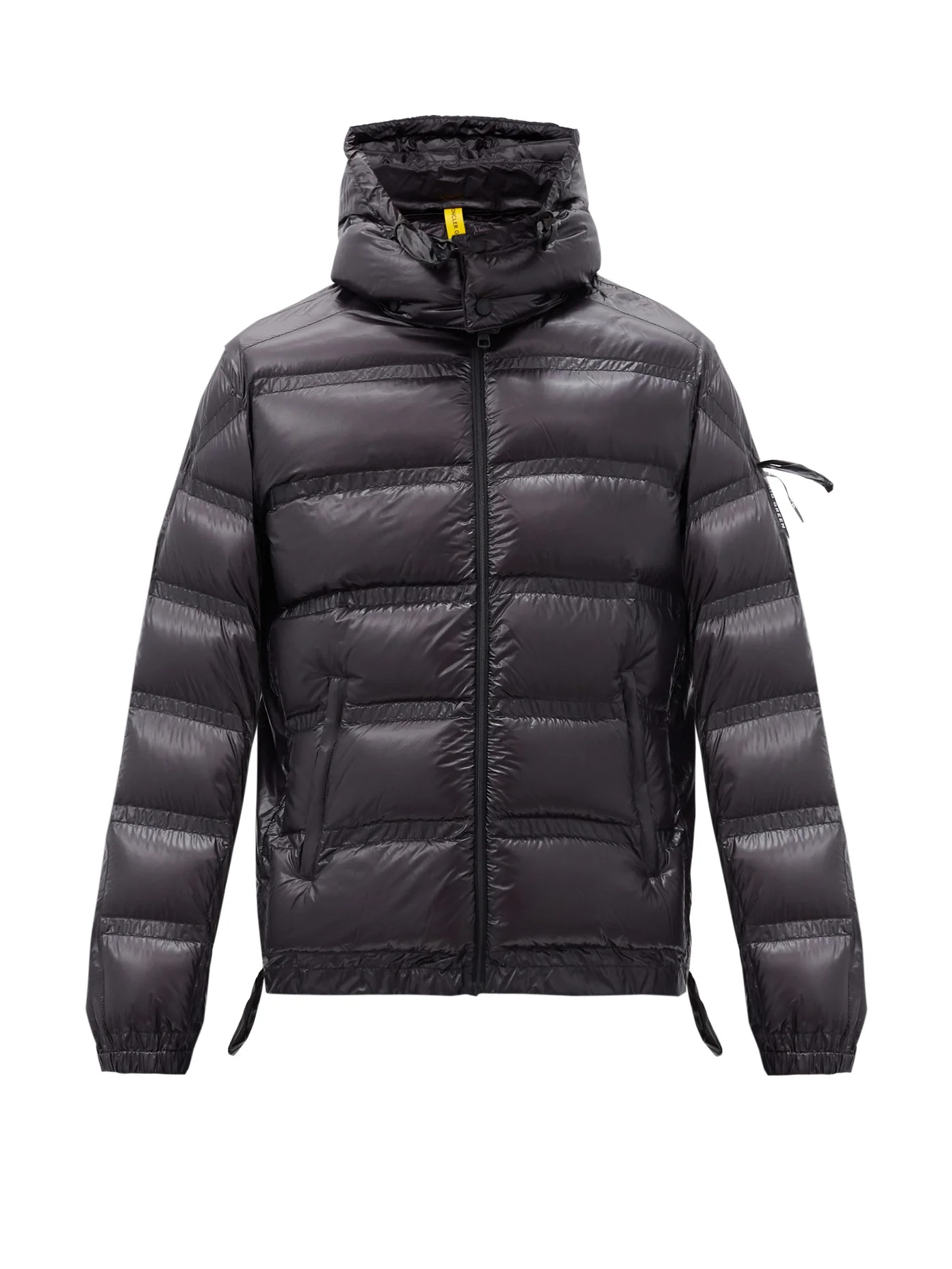 Lantz quilted down hooded jacket - 1