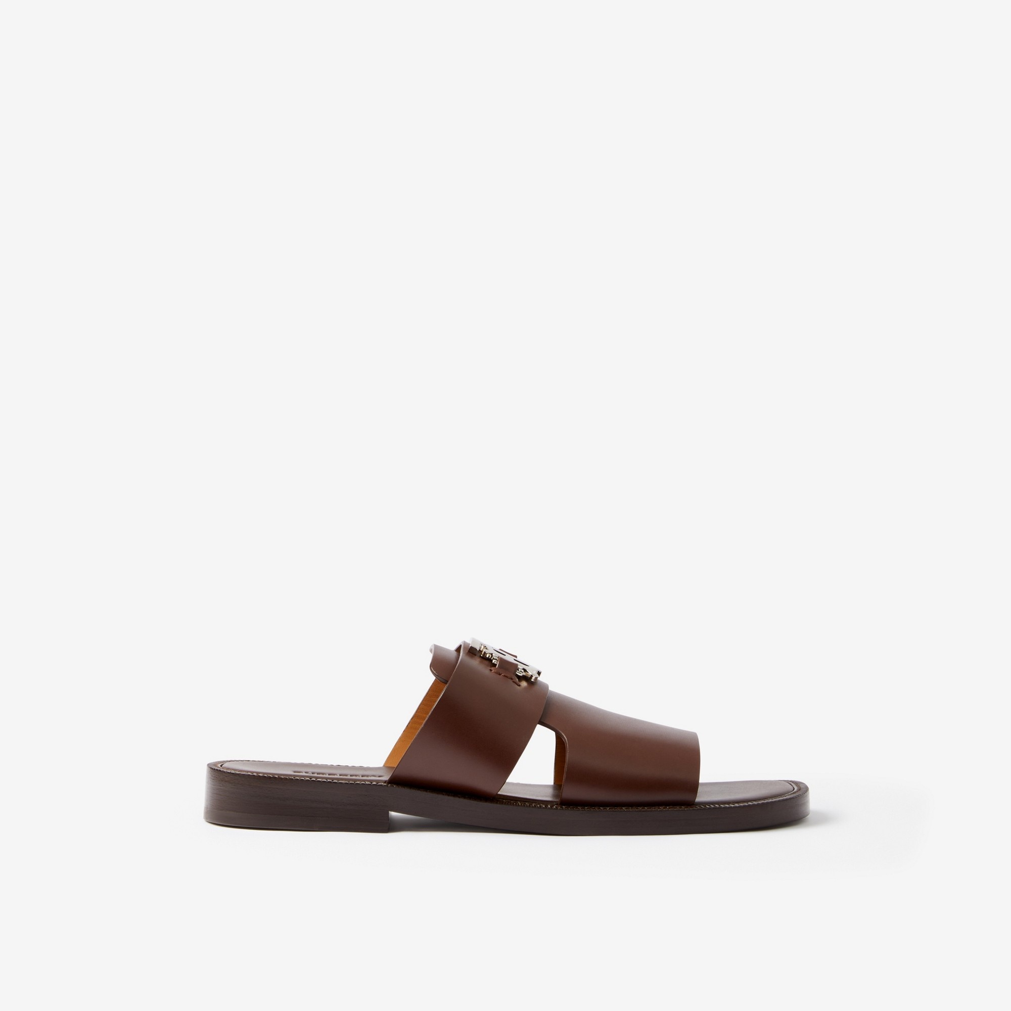 Monogram Motif Leather Sandals - 1