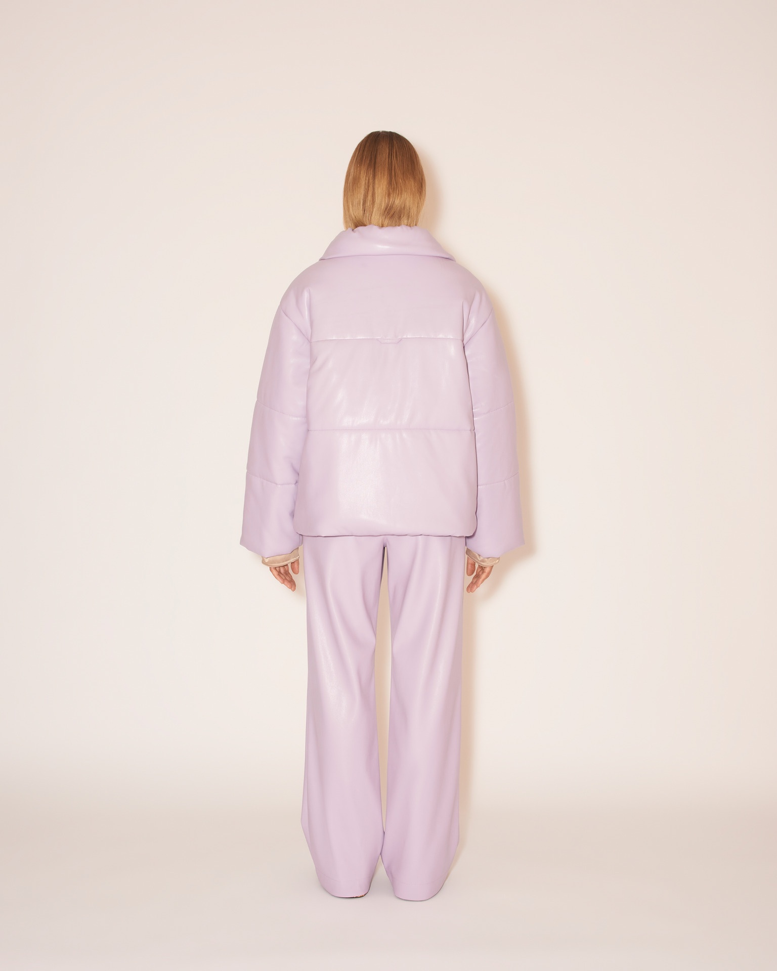 HIDE - OKOBOR™ alt-leather puffer jacket - Lilac - 6