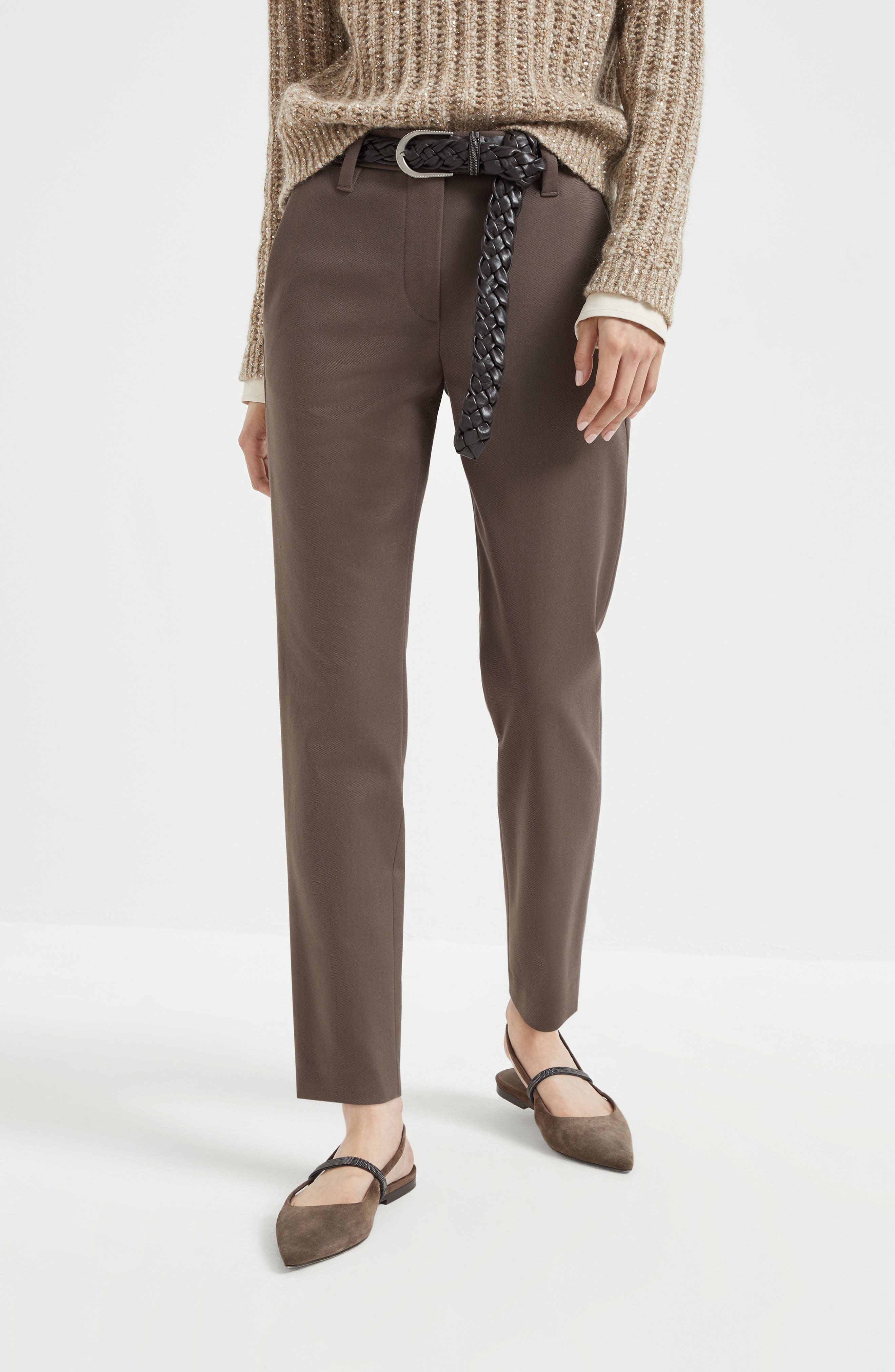 Brunello Cucinelli Slim trousers in Cocoa at Nordstrom - 2