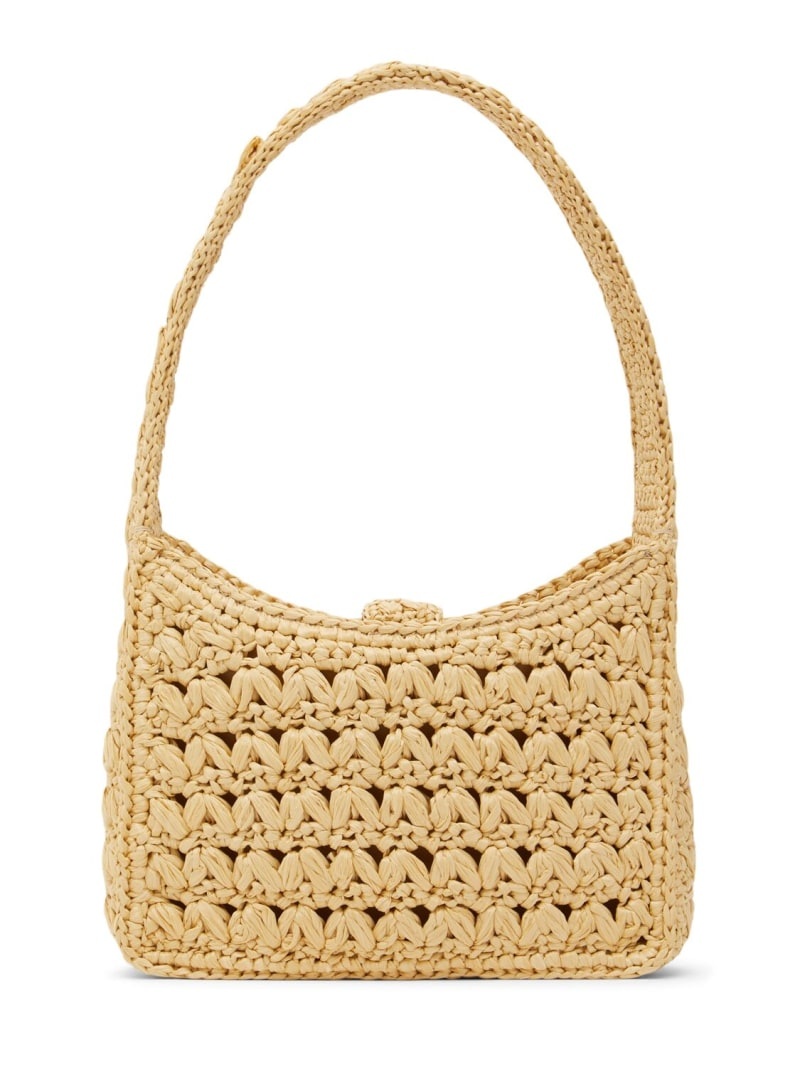 3.5 raffia shoulder bag - 5