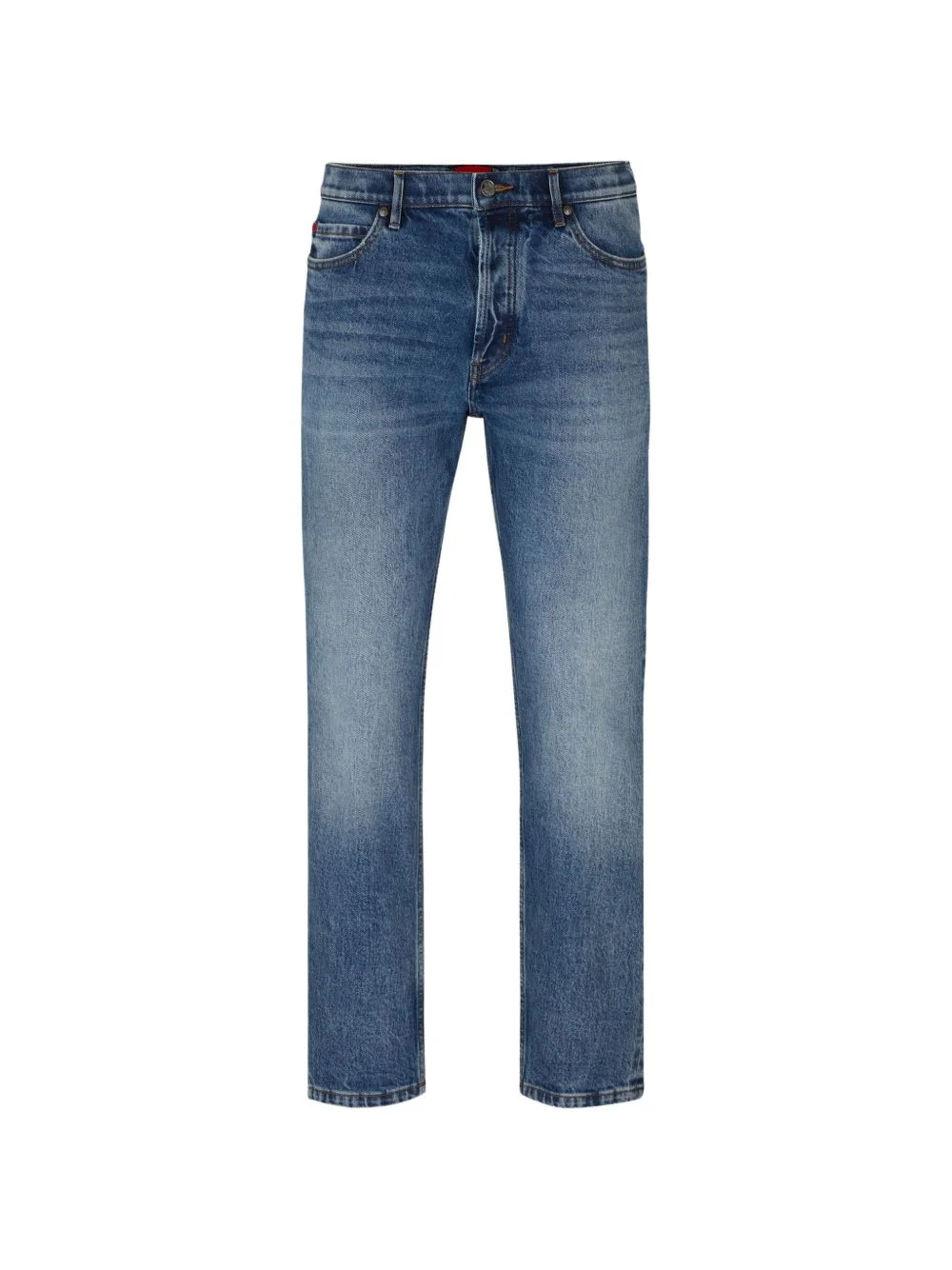 button-fastening jeans - 1