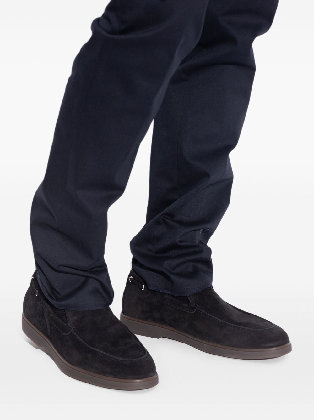 logo-plaque loafers - 5