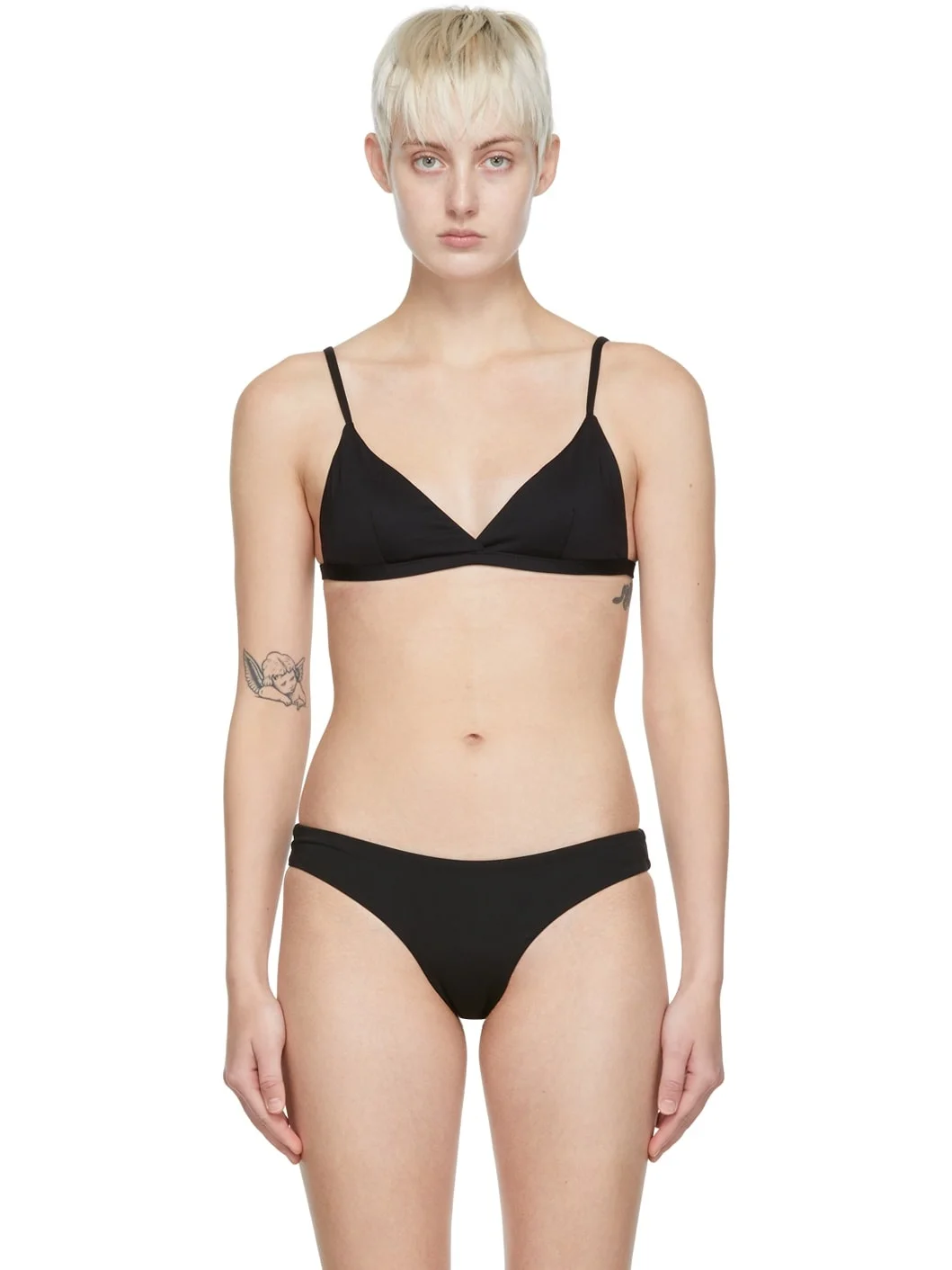 Black Genoa Bikini Top - 1