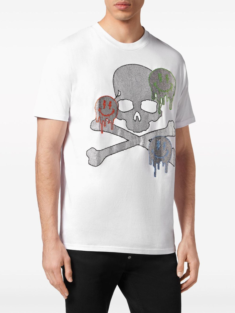 PHILIPP PLEIN Skull sequinned T-shirt outlook