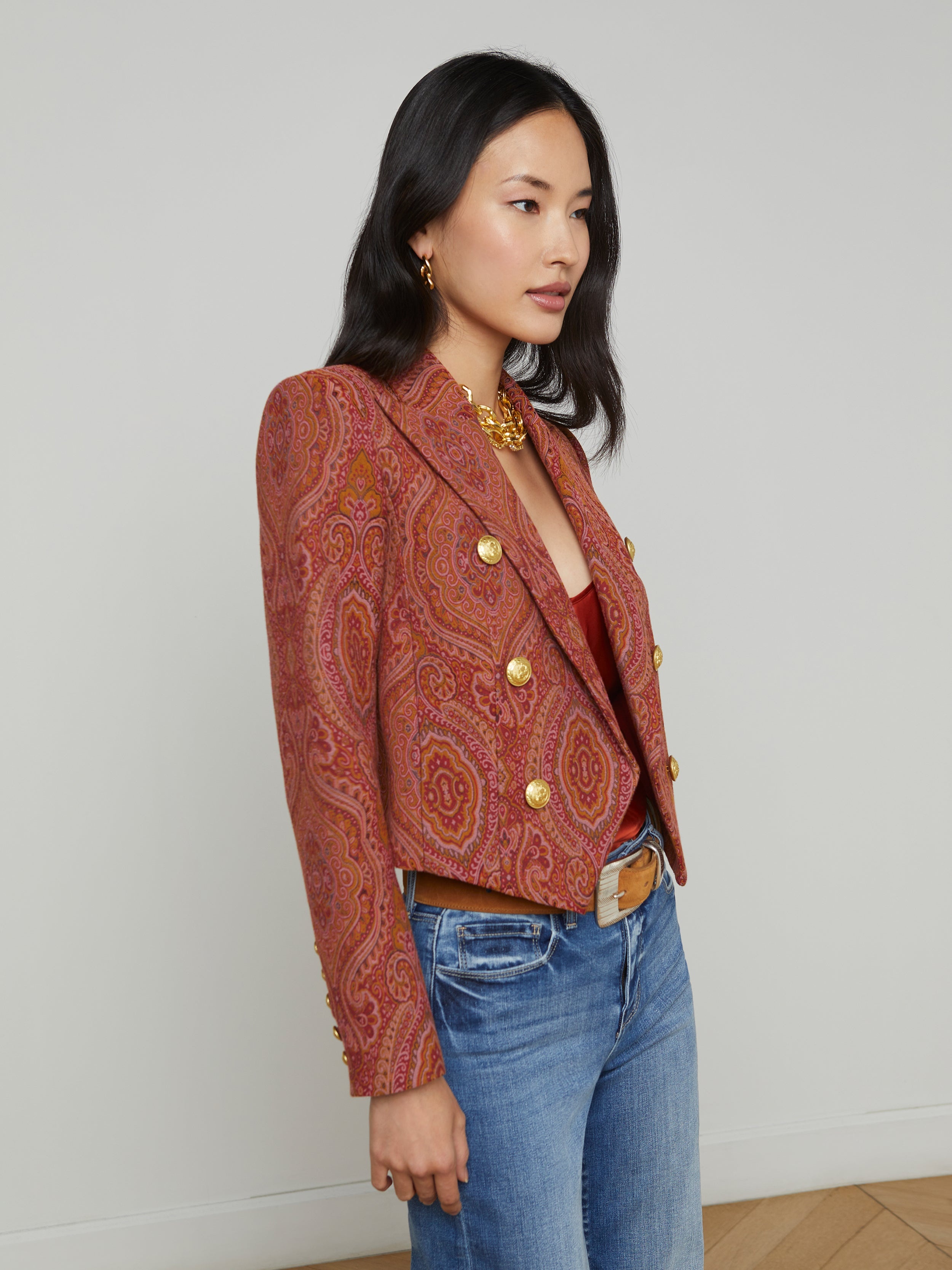 Lila Jacquard Blazer - 4