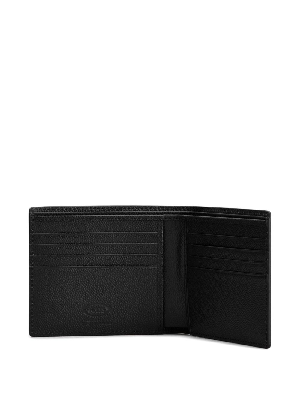 logo-plaque leather wallet - 4