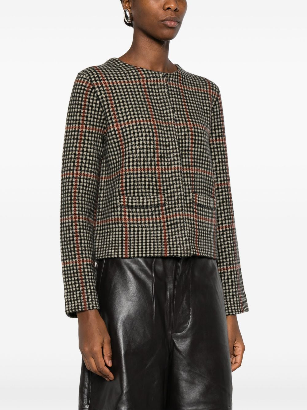 checked jacket - 3