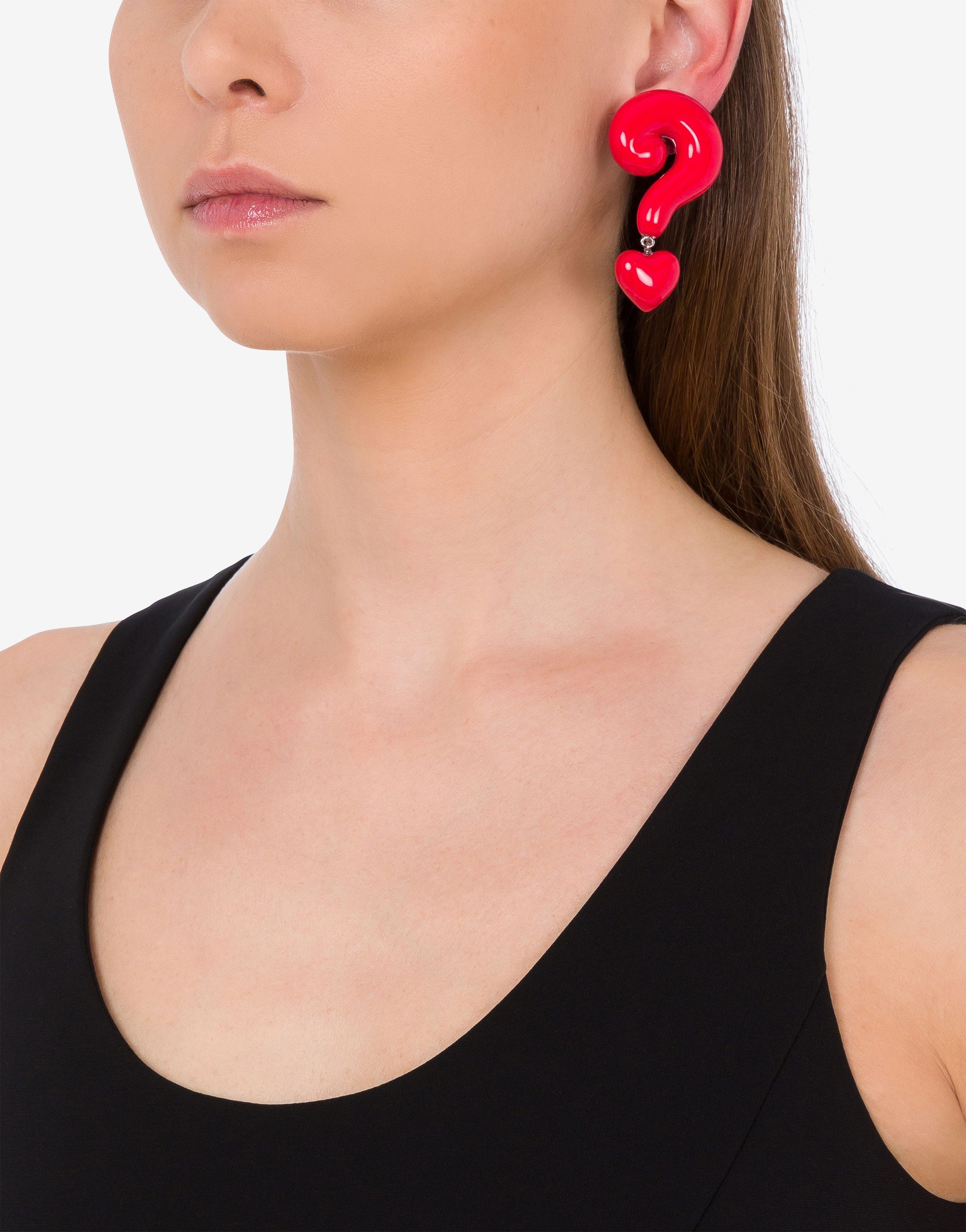 INFLATABLE QUESTION MARK EARRINGS - 4