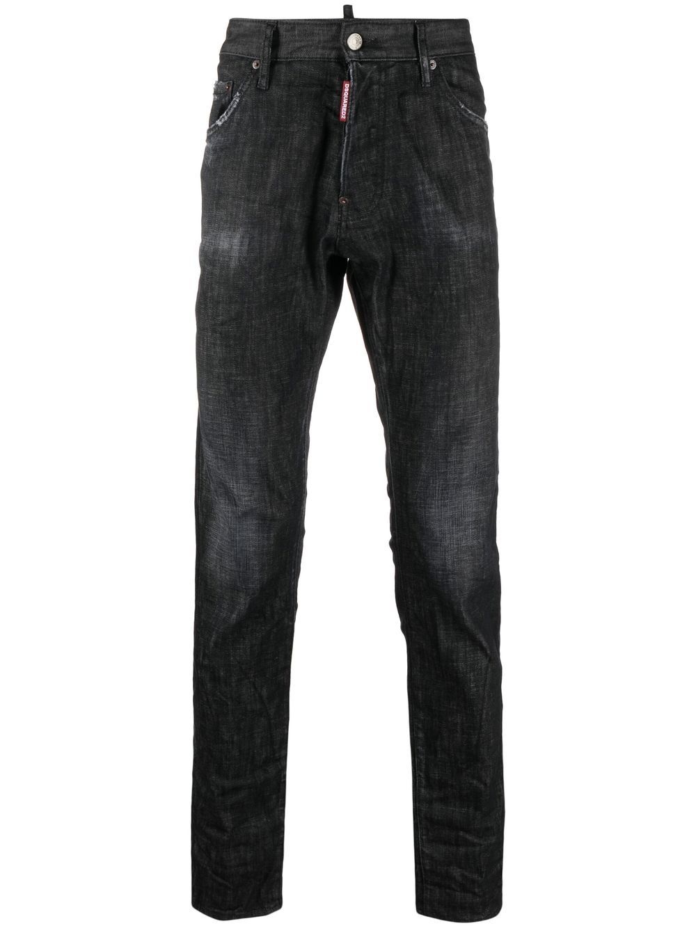 tapered slim-cut jeans - 1