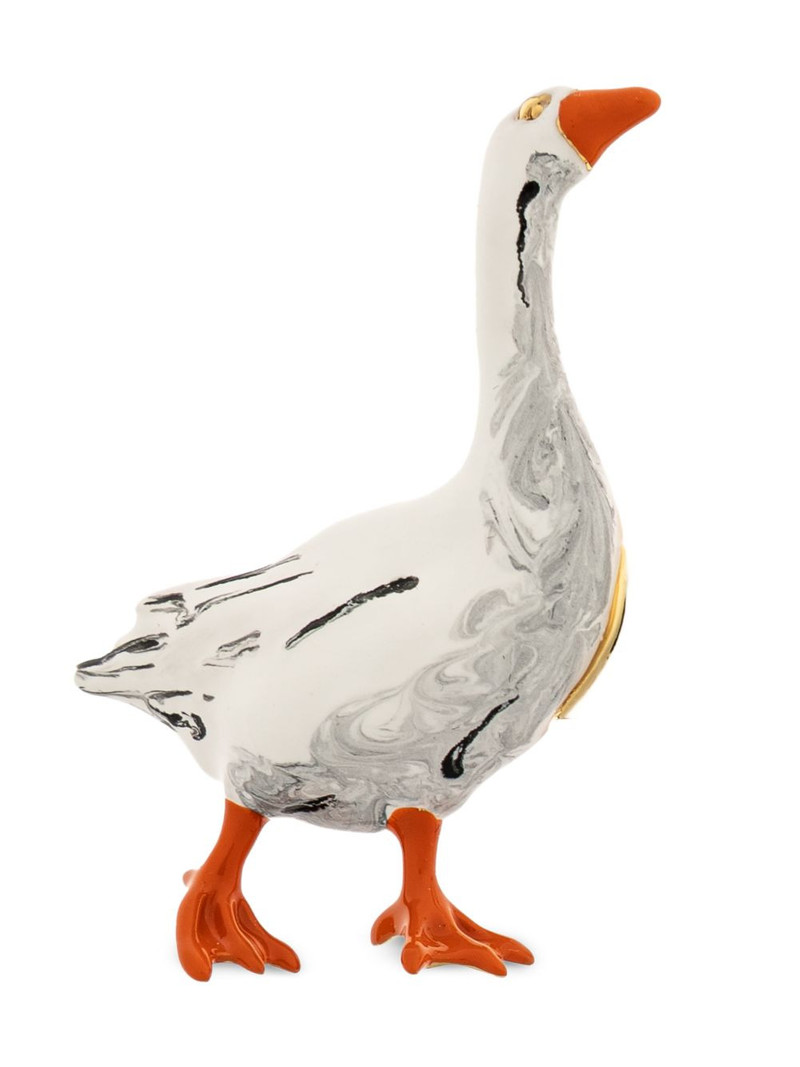 goose logo-embossed hair accessory 3