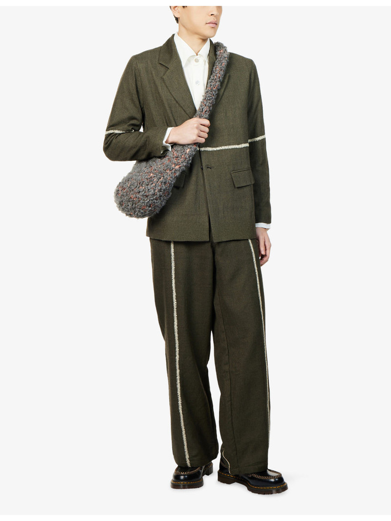 KARTIK RESEARCH Rabari Embroidered Wool Blazer outlook