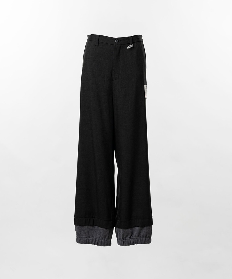 Mix Layered Houndstooth Pants 12