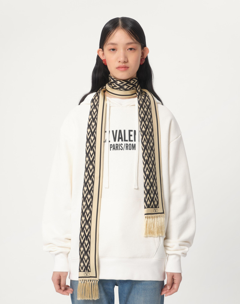 Valentino TOUTE LA V SILK BANDEAU SCARF outlook