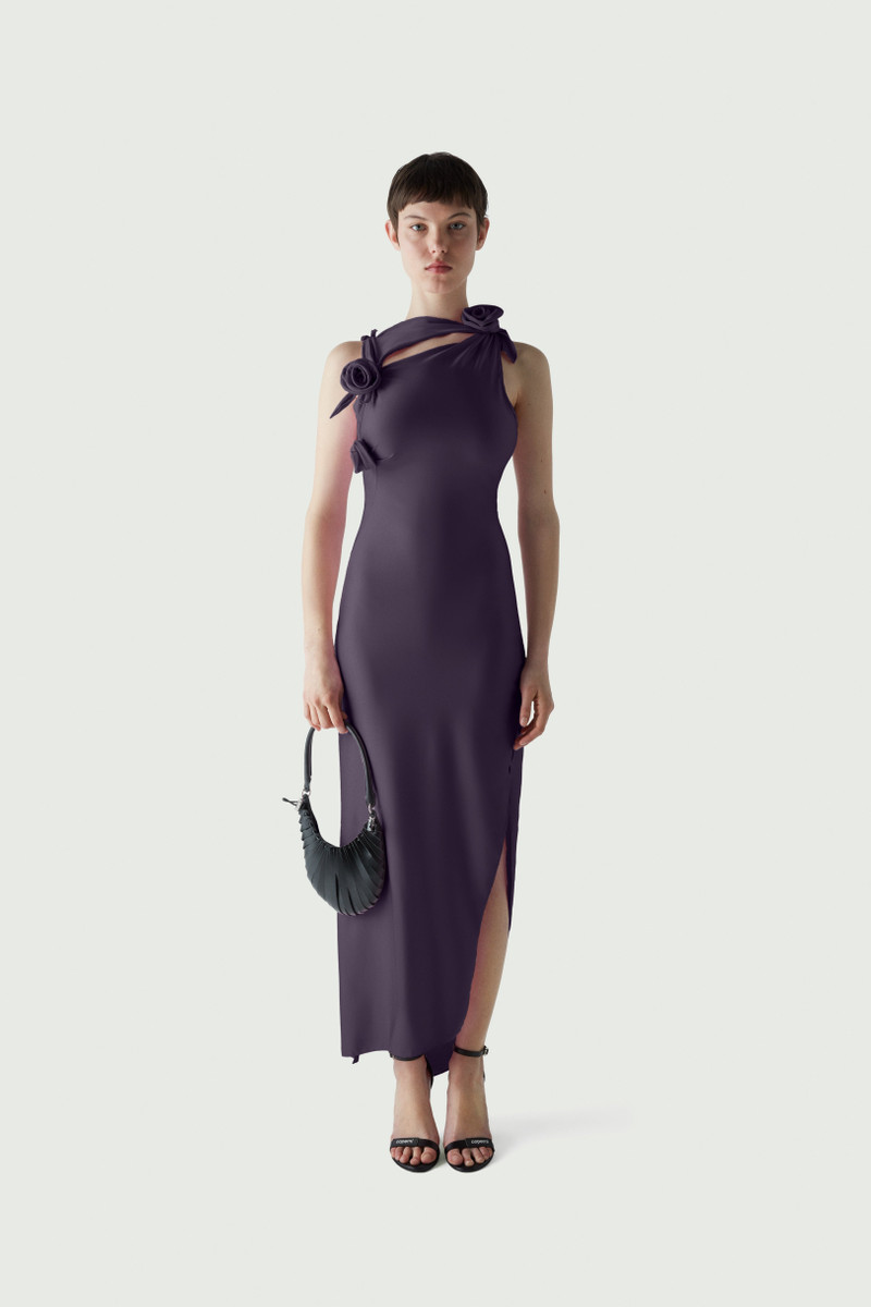 Asymmetric Flower Gown 1