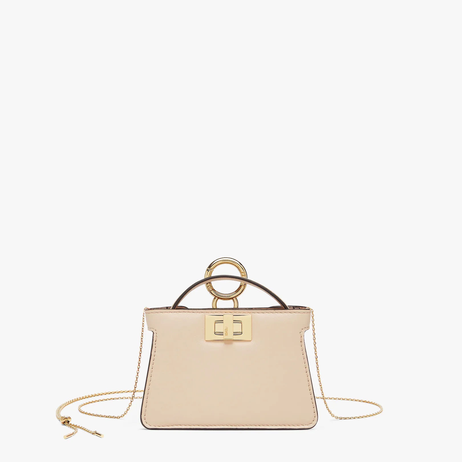 Charm in pink nappa leather - 1