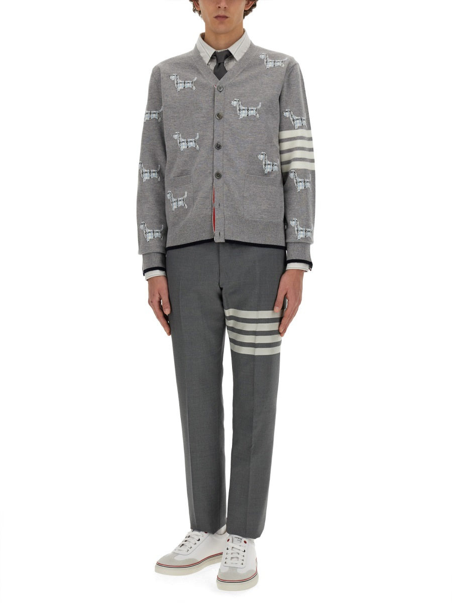 Thom Browne Men Wool Cardigan - 2