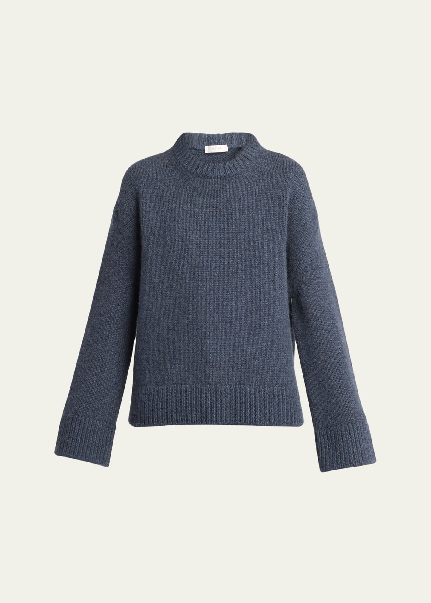 Hamis Brushed Cashmere-Mohair Sweater - 1