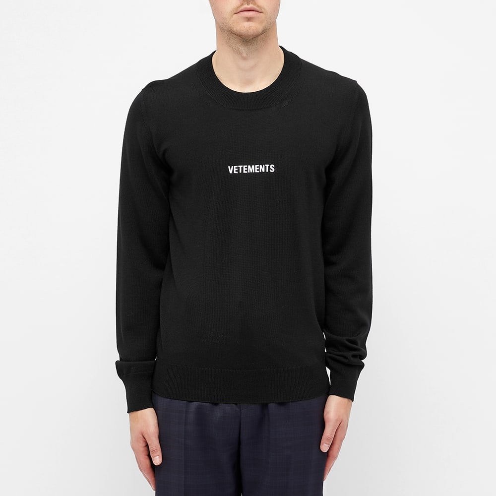 VETEMENTS Logo Crew Sweat - 4