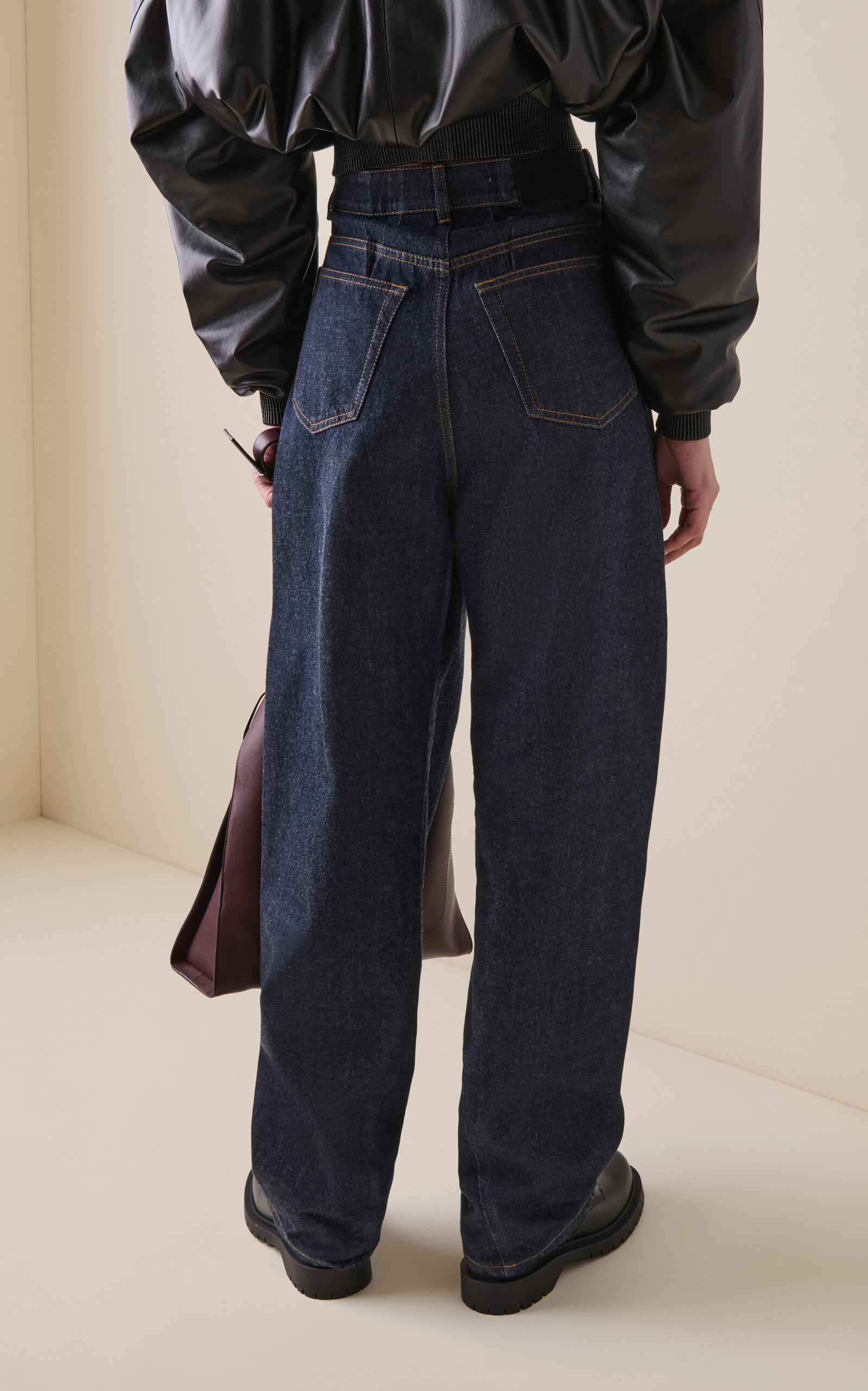 Cocoon High-Rise Wide Leg Jeans black - 4