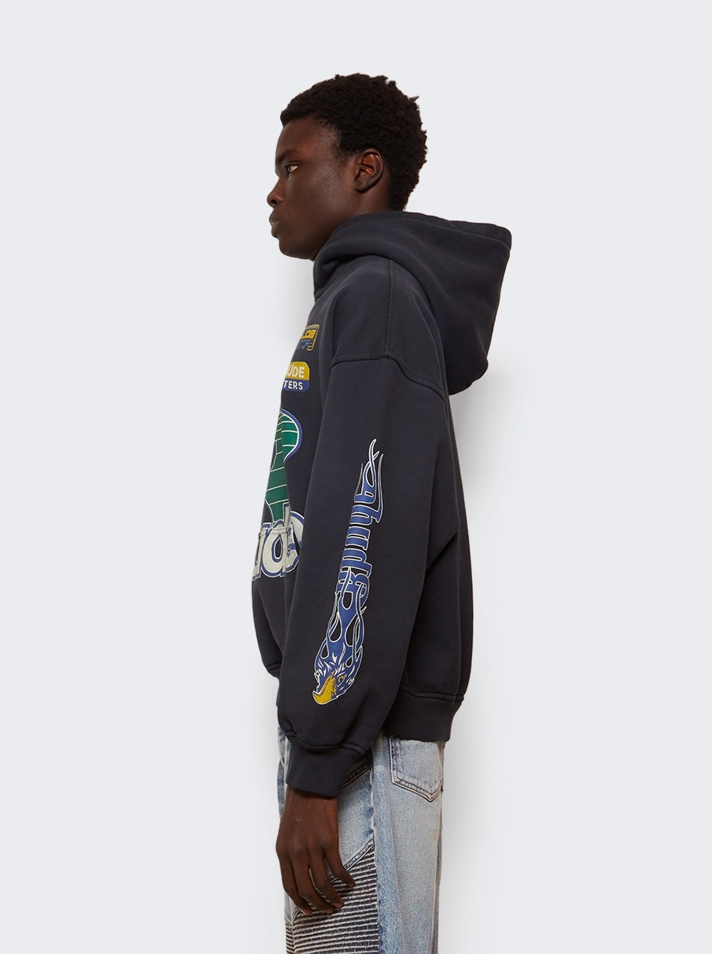 Roadway Racing Hoodie Vintage Black - 3