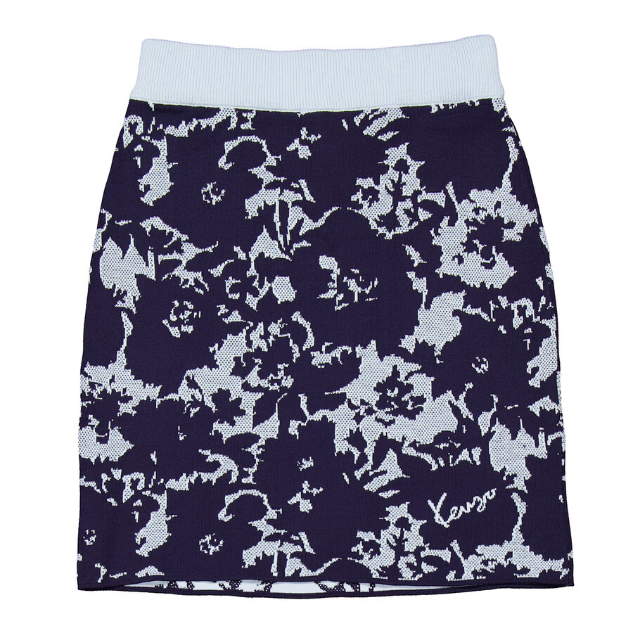 Kenzo All-Over Flower Camo Skirt - 2