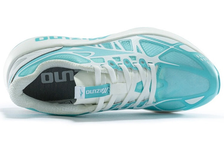 (WMNS) Mizuno PI Mono Sneakers Blue/White D1GH201205 - 4