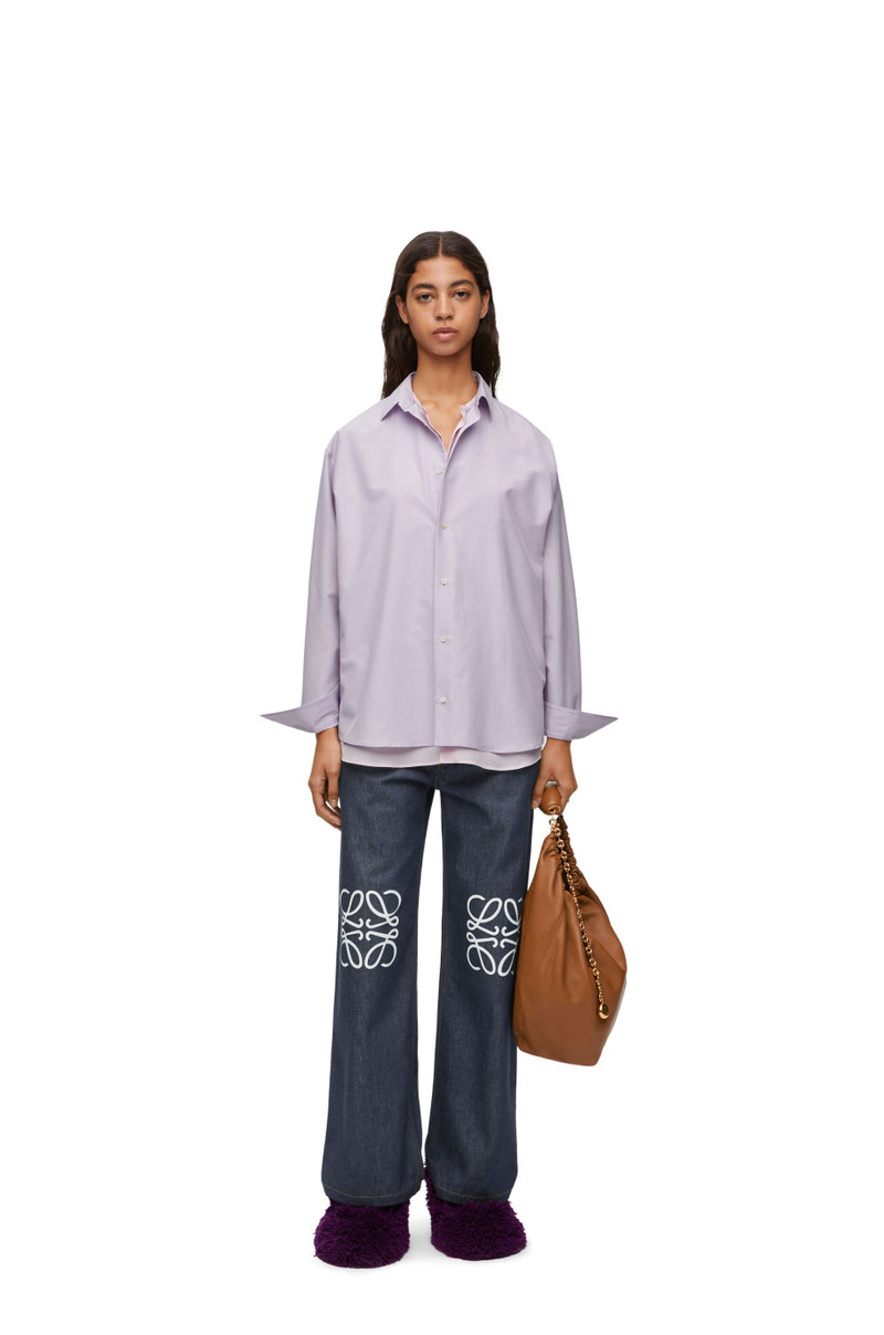 Loewe Anagram baggy jeans in denim outlook