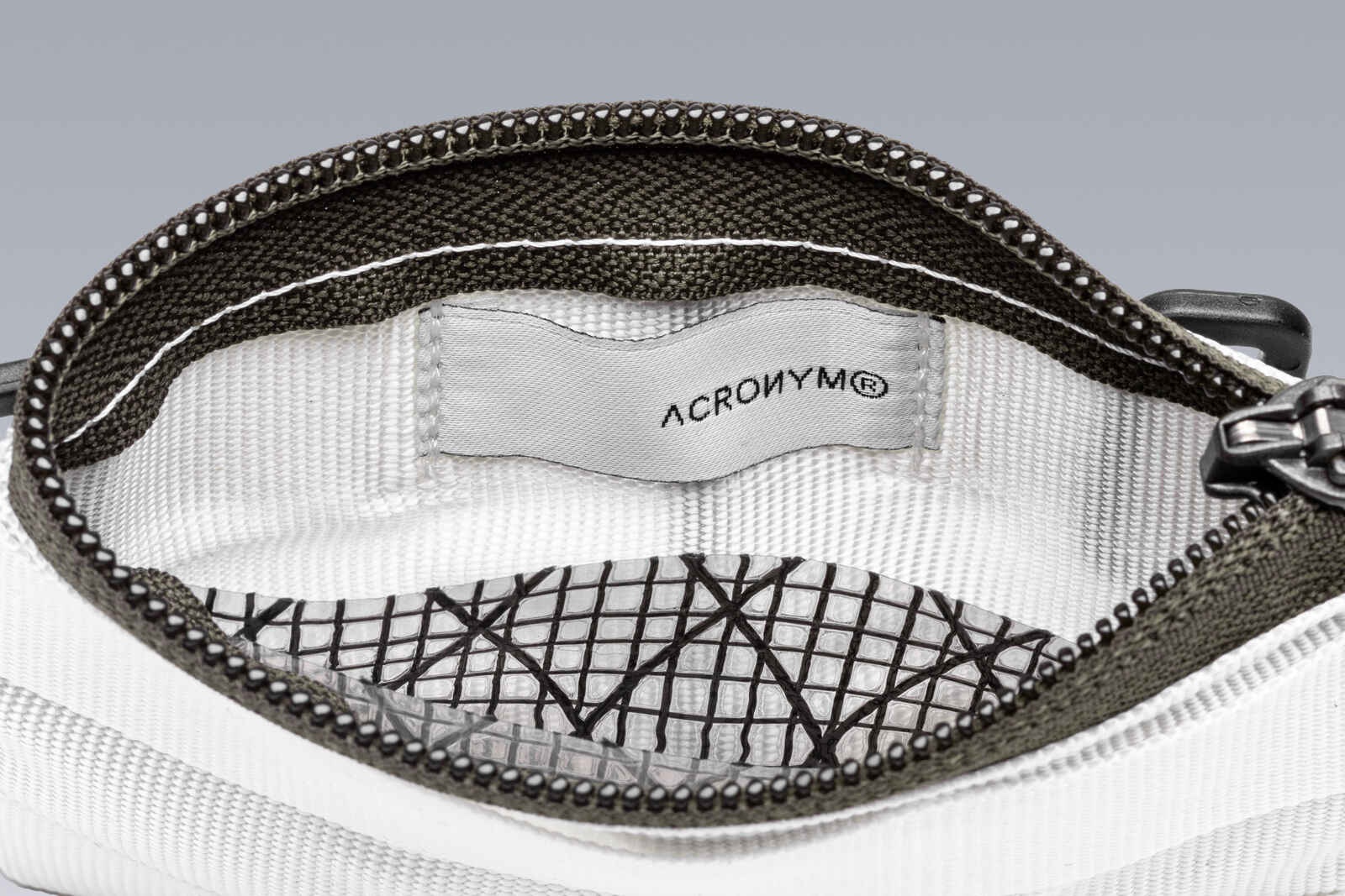 3A-MP3TS-WHT Olive Reverse Coil Zip  - 4