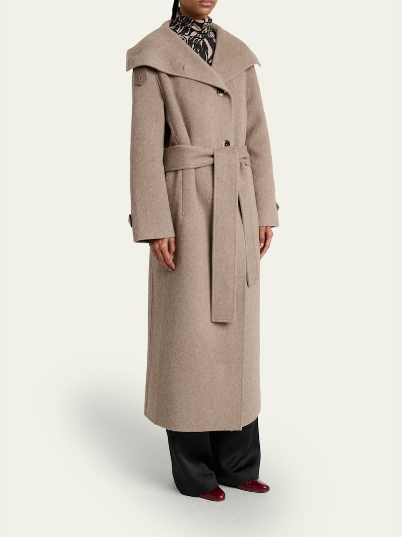 Proenza Schouler Corey Splittable Wool Maxi Coat outlook