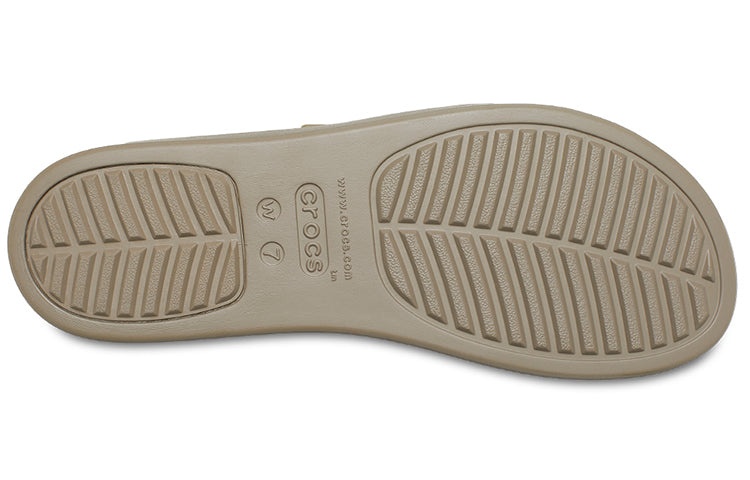 (WMNS) Crocs Brooklyn Low Wedge Sandal 'Beige' 207431-260 - 6