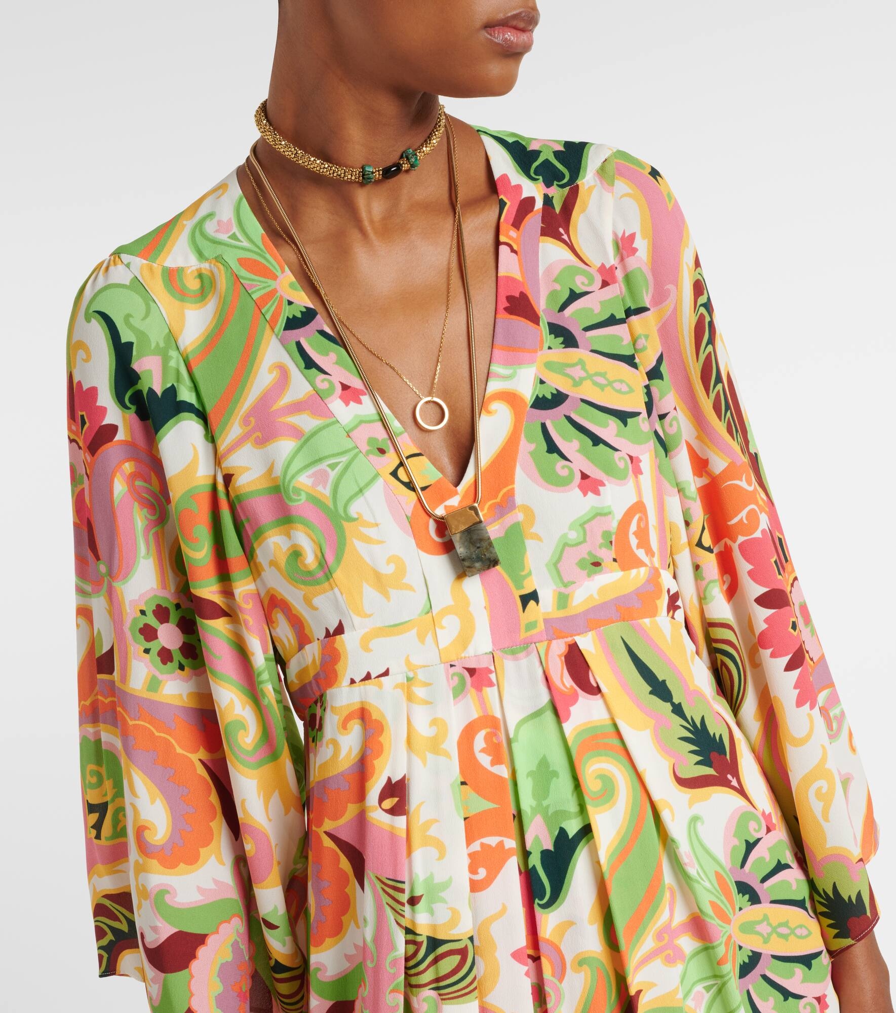 Printed maxi dress - 4