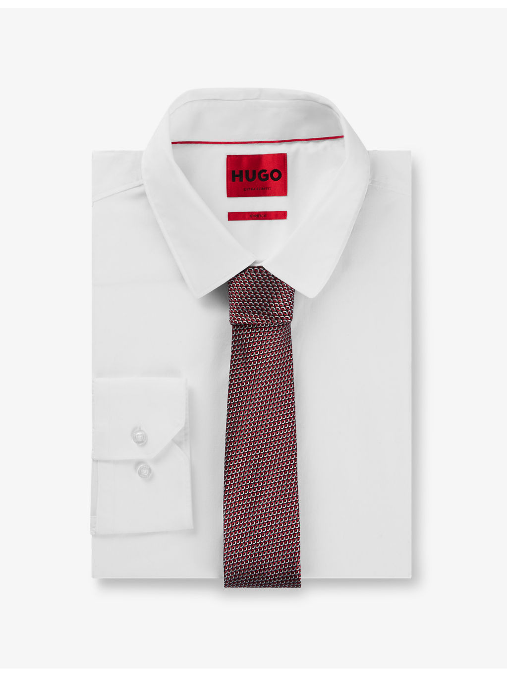 Jacquard-pattern silk-blend tie - 2