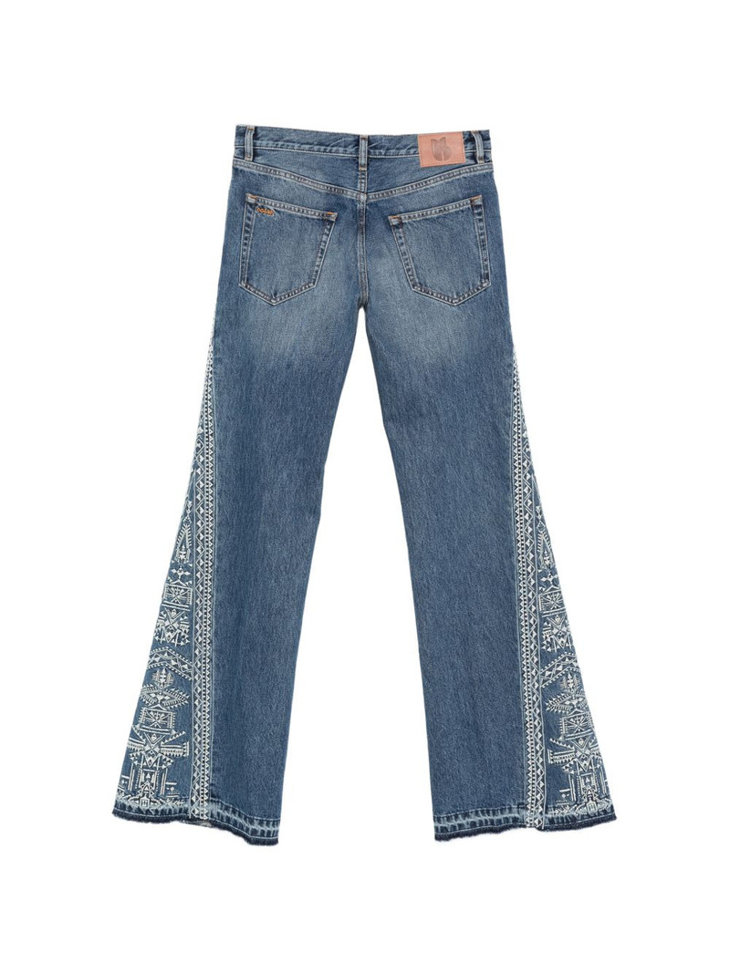 ba&sh Vivy embroidered jeans outlook