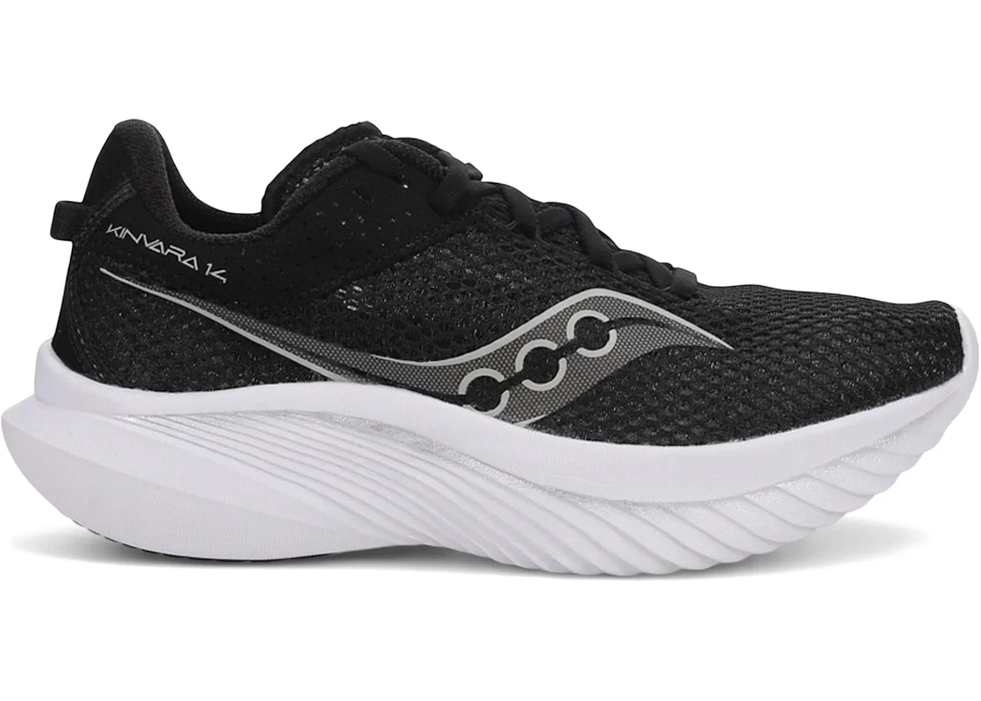 Saucony Kinvara 14 Black White (Women's) - 1