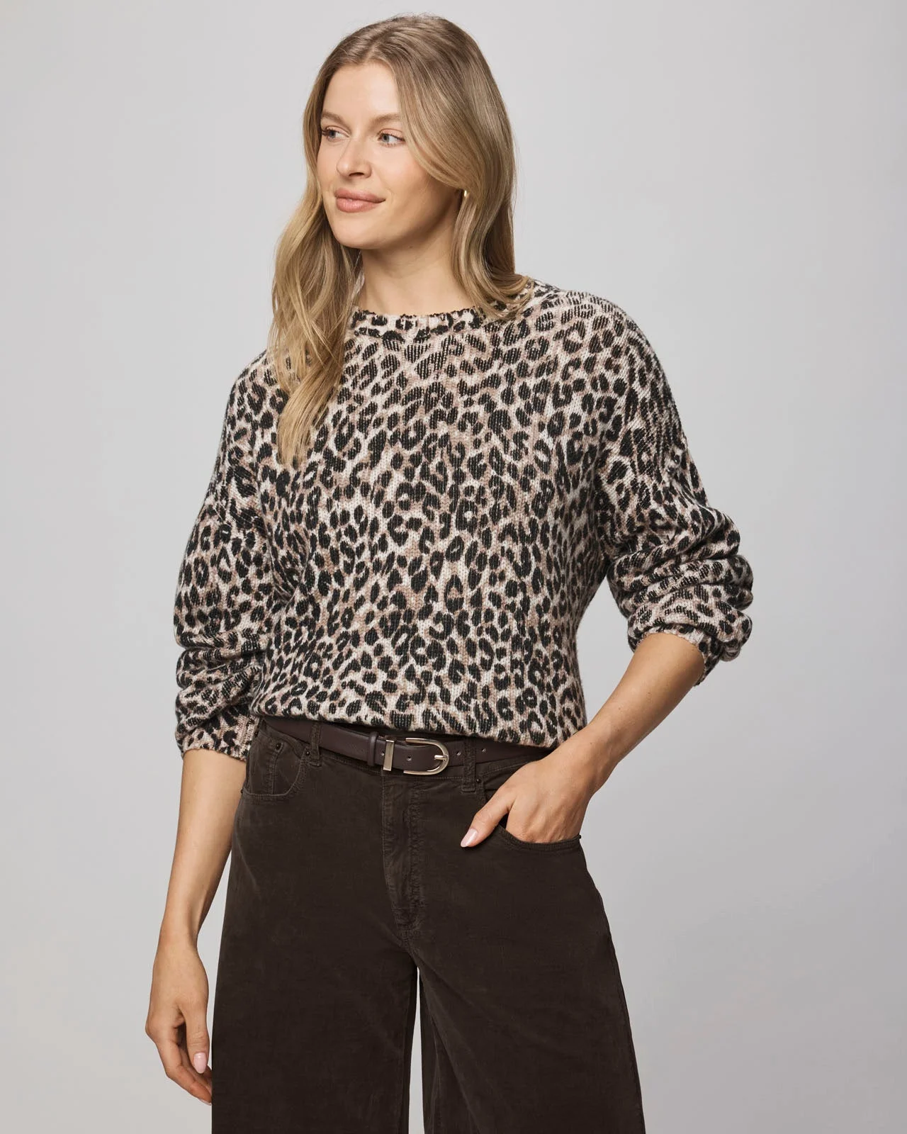 Delaney Leopard Sweater - 1