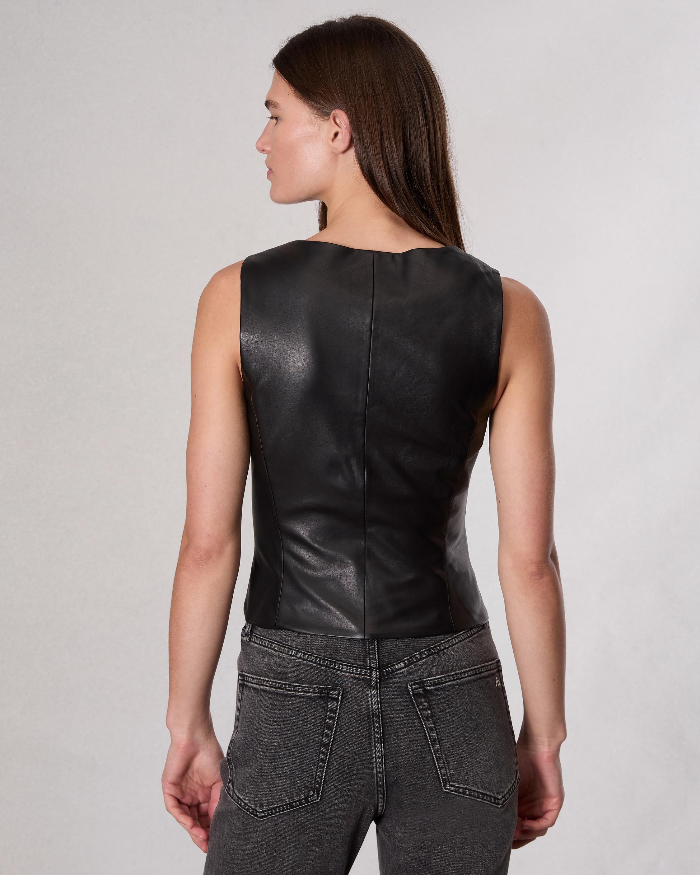 Mariana Leather Vest - 5