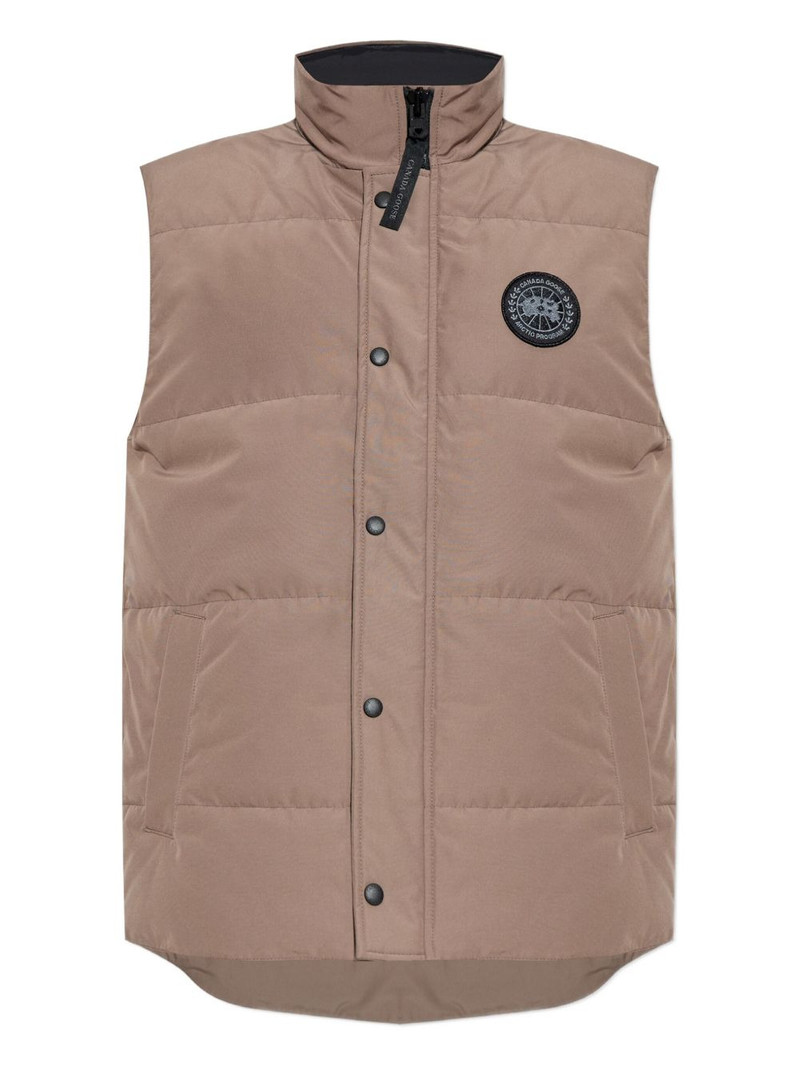 Garson snap-fastening padded gilet 1